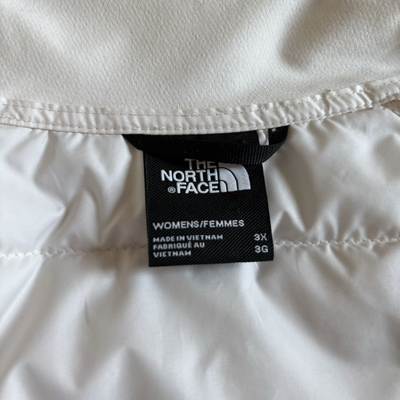 North Face Shelter Cove Hybrid Jacket Women's Size 3X Ivory Windproof Full Zip - Picture 4 of 6